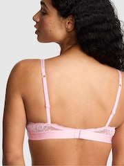 Victoria's Secret PINK Broadwalk Pink Lace Push Up Balcony Bra - Image 2 of 2