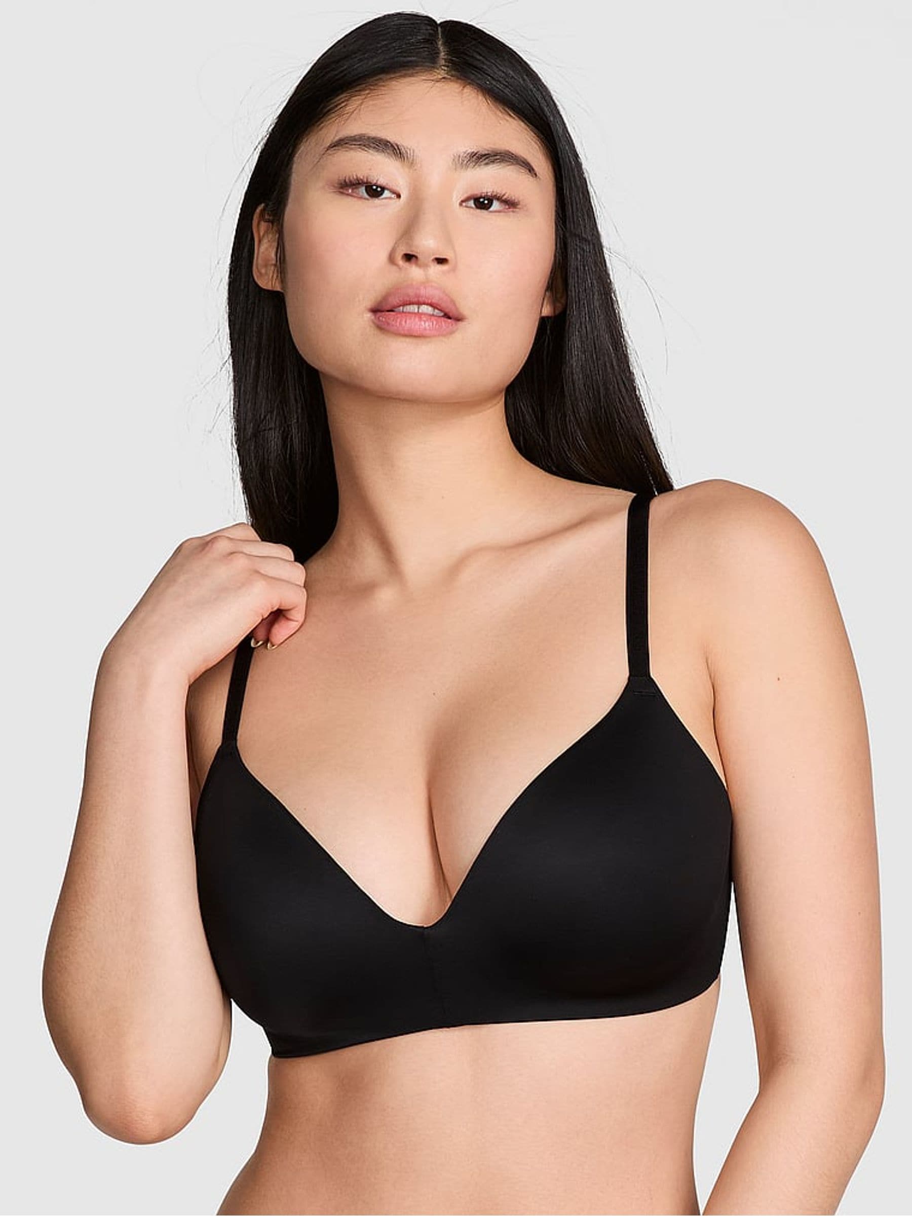 Victoria's Secret PINK Black Non Wired Lightly Lined Bra
