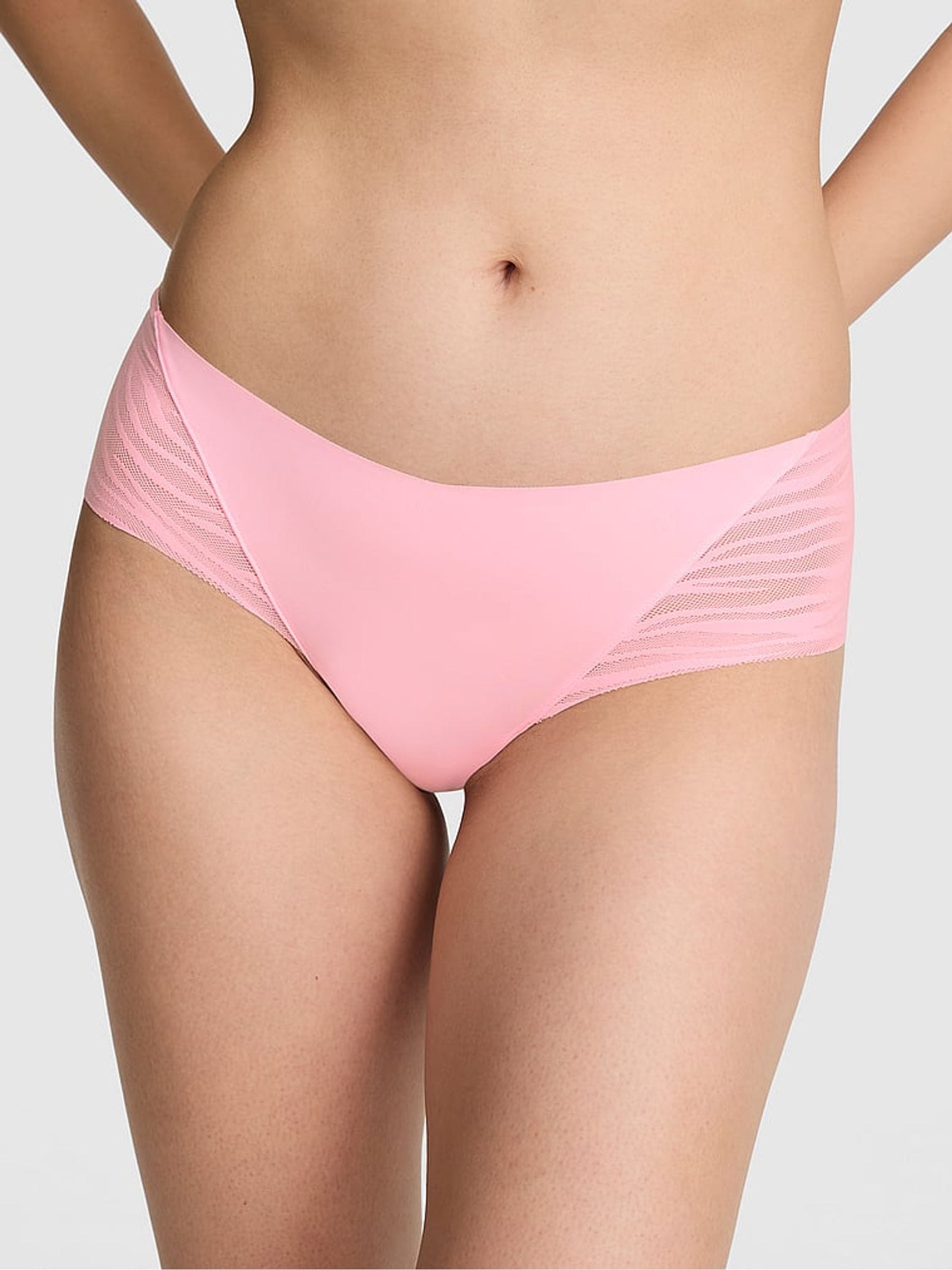 Victoria's Secret PINK Boardwalk Pink Cheeky Zebra Lace Knickers