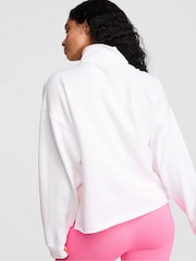 Victoria's Secret Pink White Ombre Half Zip Fleece Sweatshirt - Image 2 of 3