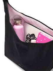 Victoria's Secret Pink Black Polka Dot Hobo Bag - Image 4 of 4