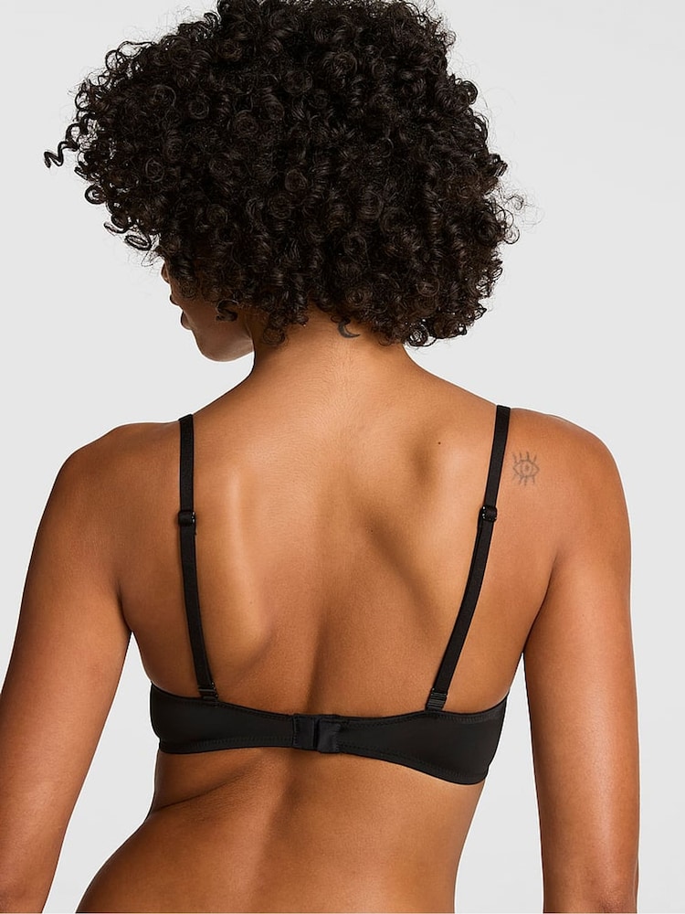 Victoria's Secret Pink Black Lightly Lined Bra - Image 2 of 2 Victoria's Secret Pink Black Lightly Lined Bra - Image 2 of 2