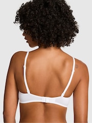 Victoria's Secret Pink White Lightly Lined Bra - Image 2 of 2