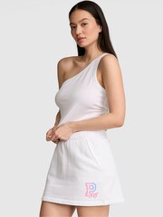 Victoria's Secret Pink White Fleece Skort - Image 1 of 2