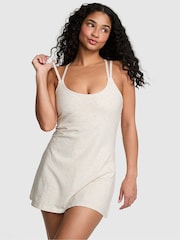 Victoria's Secret Pink Beige Confetti Cotton Cross Back Dress - Image 1 of 2