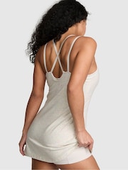 Victoria's Secret Pink Beige Confetti Cotton Cross Back Dress - Image 2 of 2