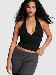 Victoria's Secret Pink Black Halter Top - Image 1 of 2
