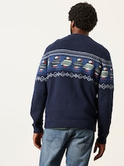 FatFace Puffin Crew Neck Knitted Jumper - Image 2 sur 7