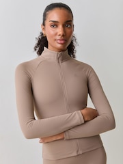 Montirex Brown Form Full Zip T-Shirt - Image 1 of 6