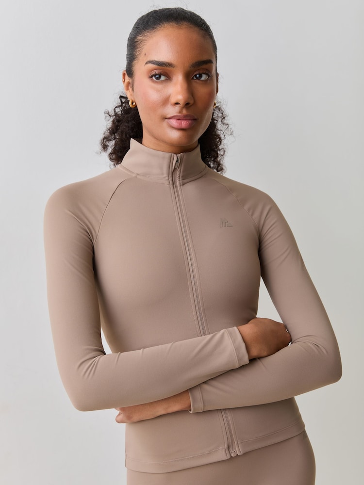 Montirex Brown Form Full Zip T-Shirt - Image 1 of 6