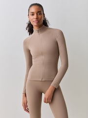 Montirex Brown Form Full Zip T-Shirt - Image 2 of 6