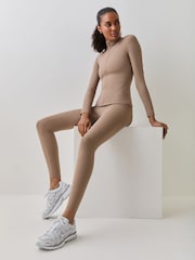 Montirex Brown Form Full Zip T-Shirt - Image 4 of 6