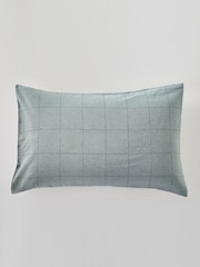 Lazy Linen Blue Soft Squares Bed Set - Image 2 of 4