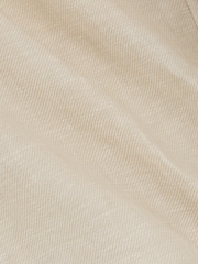 Reiss Stone Atlantic Classic-Fit Linen-Twill Single-Breasted Suit Blazer - Image 9 of 9