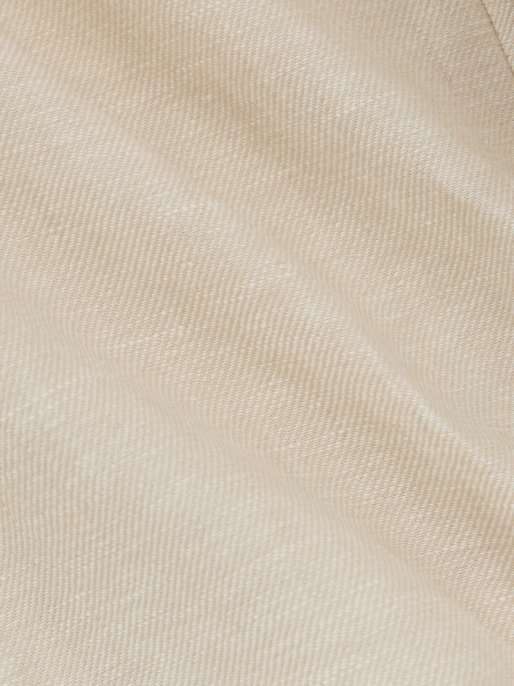 Reiss Stone Atlantic Classic-Fit Linen-Twill Single-Breasted Suit Blazer - Image 9 of 9