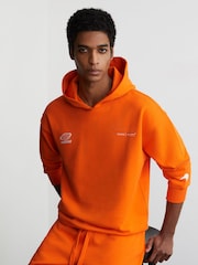 McLaren Racing Heavyweight Motif Hoodie Unisex-Fit - Imaginea 1 din 12