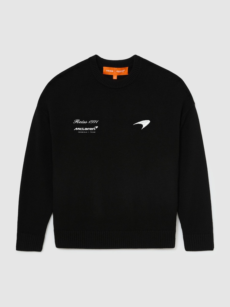 McLaren Racing Merino Motorsport Black Jumper - 2 paveikslėlis iš 6