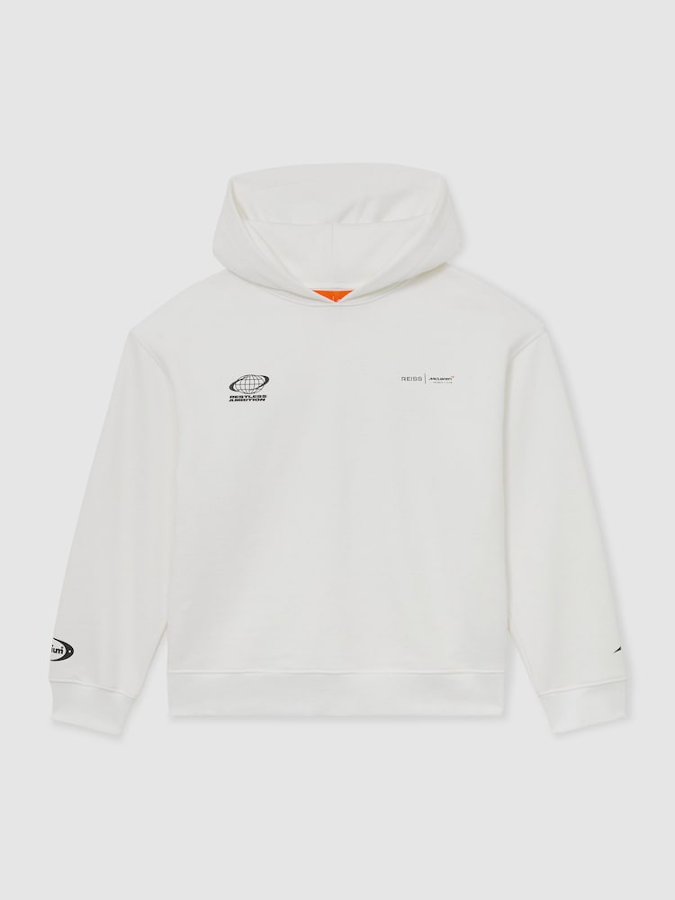 McLaren Racing Heavyweight Motif Hoodie Unisex-Fit - Imaginea 2 din 7