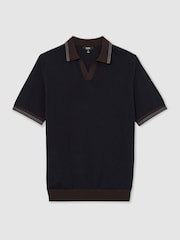 Reiss Navy Redmire Polo Shirt - Image 2 of 6