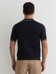 Reiss Navy Redmire Polo Shirt - Image 5 of 6