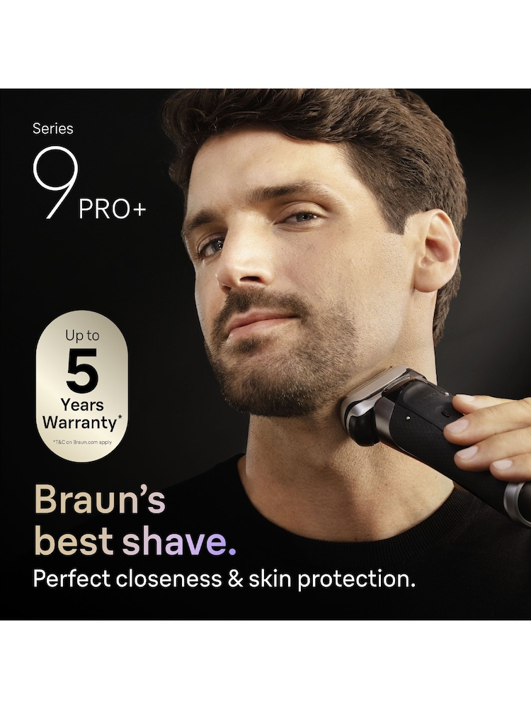 Braun Series 9 PRO+ Electric Shaver with Pro Senso Adapt, Smart Care Center, 9667CC - Image 2 of 5
