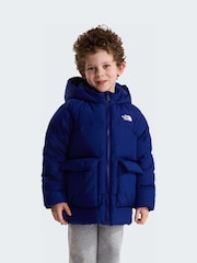The North Face Blue Kids North Down Fleece Lined Puffer Jacket - Image 1 of 6