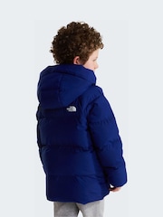 The North Face Blue Kids North Down Fleece Lined Puffer Jacket - Image 2 of 6