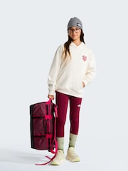 أبيض - سترة صوف مزودة بغطاء للرأس وبسحاب كامل للأطفال من تشكيلة Campshire من The North Face - صورة 2 من 3
