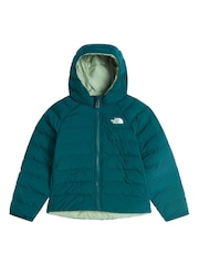 أزرق - سترة منفوخة بهودي بوجهين تشكيلة Perrito من The North Face للأطفال - صورة 1 من 3