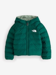The North Face Blue Kids Reversible Perrito Hooded Puffer Jacket - Image 4 of 10