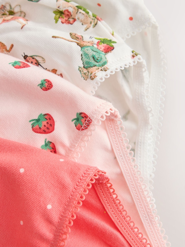 Red Strawberry Fairy Briefs 7 Pack (1.5-14yrs) - Image 8 of 8 Red Strawberry Fairy Briefs 7 Pack (1.5-14yrs) - Image 8 of 8