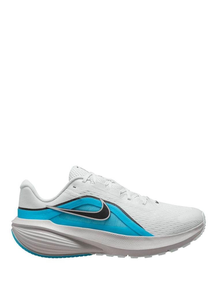 Nike White/Black Downshifter 14 Running Trainers - Image 1 of 4
