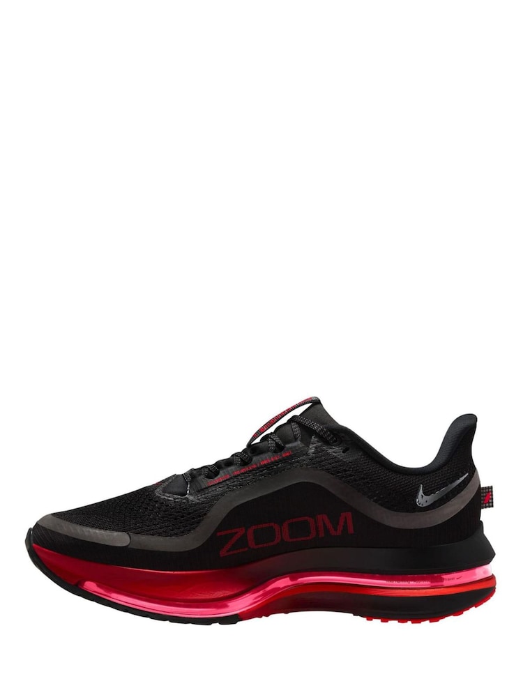 Nike Black/Red Pegasus Premium Running Trainers - Image 2 of 3