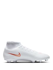 Nike White Mercurial Superfly 11 Club Multi Ground High Football Boots - Image 3 of 9
