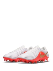 Nike White Tiempo Academy Multi Ground Football Boots - Image 2 of 9