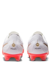 Nike White Tiempo Academy Multi Ground Football Boots - Image 3 of 9