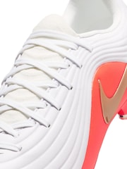 Nike White Tiempo Academy Multi Ground Football Boots - Image 6 of 9