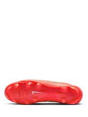 Nike White Tiempo Academy Multi Ground Football Boots - Image 7 of 9