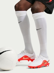 Nike White Tiempo Academy Multi Ground Football Boots - Image 9 of 9
