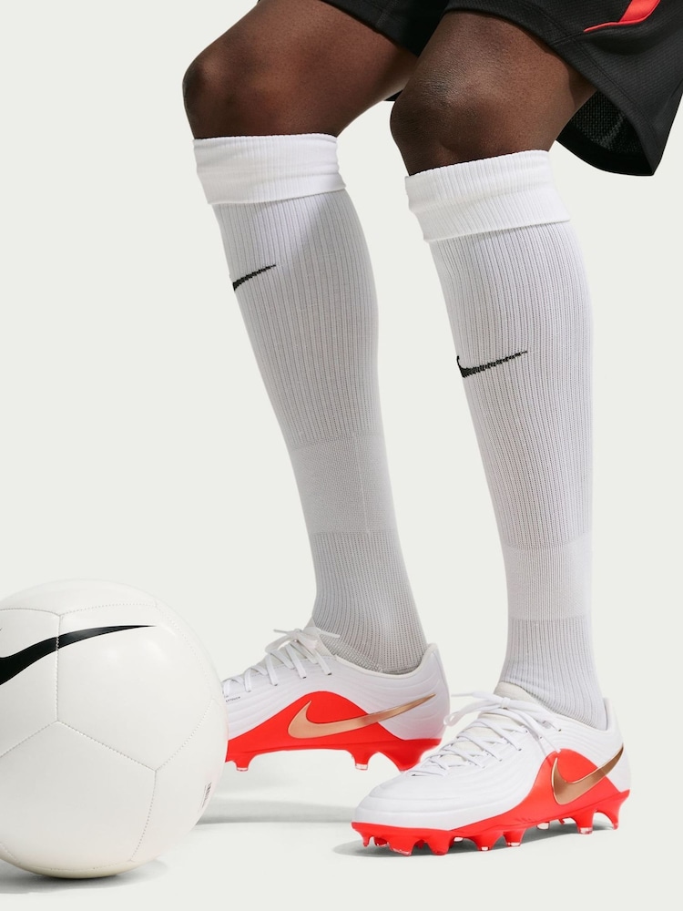 Nike White Tiempo Academy Multi Ground Football Boots - Image 9 of 9 Nike White Tiempo Academy Multi Ground Football Boots - Image 9 of 9