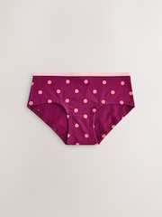 Purple Dot Hipster Briefs 5 Pack (2-16yrs) - Image 2 of 9