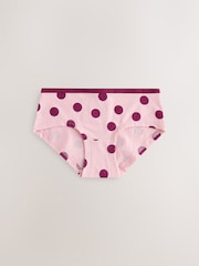 Purple Dot Hipster Briefs 5 Pack (2-16yrs) - Image 4 of 9
