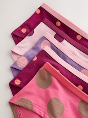 Purple Dot Hipster Briefs 5 Pack (2-16yrs) - Image 8 of 9