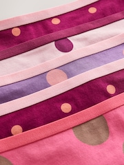 Purple Dot Hipster Briefs 5 Pack (2-16yrs) - Image 9 of 9