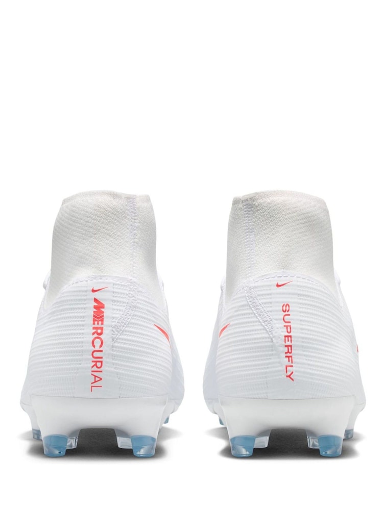 Nike White Mercurial Superfly 11 Academy Multi-Ground High-Top Football Boots - Image 2 of 8 Nike White Mercurial Superfly 11 Academy Multi-Ground High-Top Football Boots - Image 2 of 8