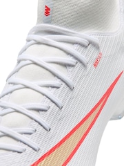 Nike White Mercurial Superfly 11 Academy Multi-Ground High-Top Football Boots - Image 6 of 8