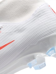 Nike White Mercurial Superfly 11 Academy Multi-Ground High-Top Football Boots - Image 7 of 8