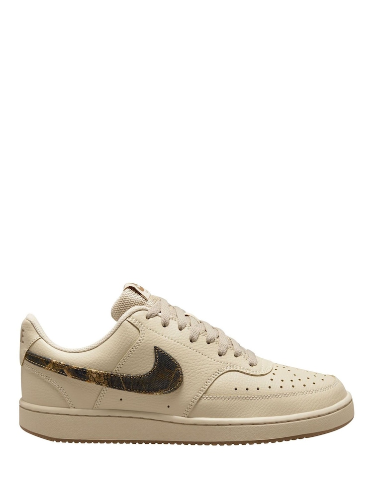 Nike Brown Court Vision Low Trainers - Image 1 of 4 Nike Brown Court Vision Low Trainers - Image 1 of 4