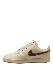 Nike Brown Court Vision Low Trainers - Image 2 of 4