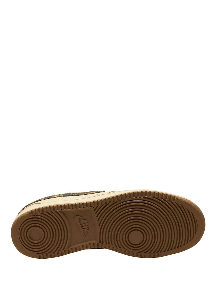Nike Brown Court Vision Low Trainers - Image 4 of 4 Nike Brown Court Vision Low Trainers - Image 4 of 4